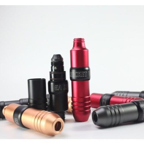 Professional High Quality Rocket-V3 Rotary Tattoo Machine Strong Quiet For Tattoo Liner Shader With Double Stroke For Tattoo