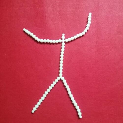 Hot 28" Reborn Armature For Arrianna Sculpt Doll Body Support 1Pc Body Rack Gift Plastic Skeleton