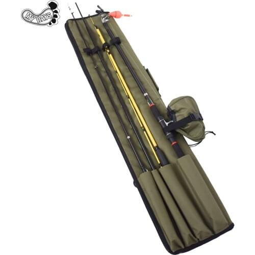 Outdoor fishing gear bag, sea pole bag, large capacity fishing bag, fishing rod storage bag