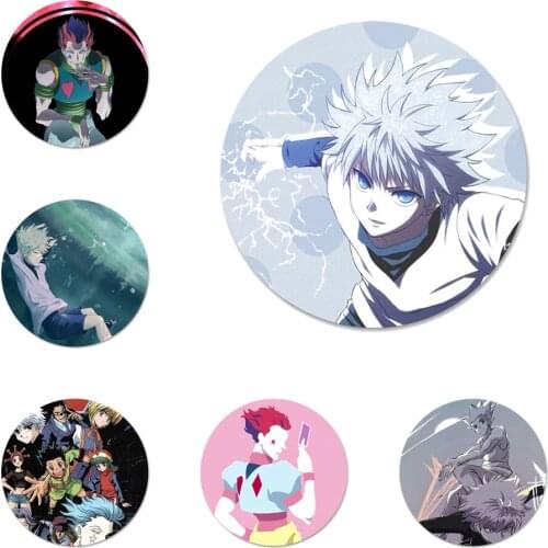 Anime Hunter X Icons Pins Badge Decoration Brooches Metal Badges For Clothes Backpack Decoration 58mm