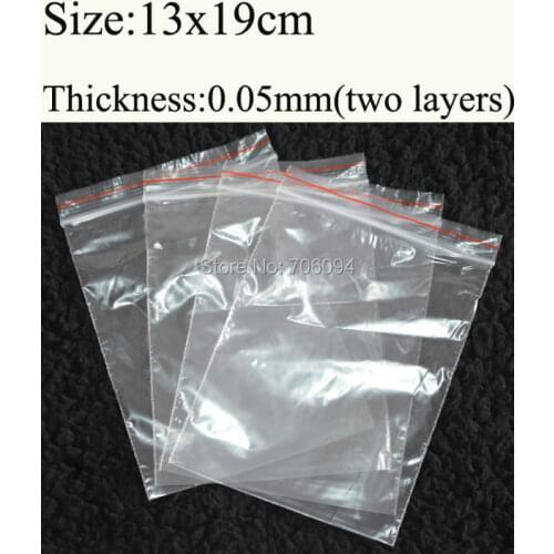 13x19cm(5.1''x7.5'') OPP Plastic Bag,ZipLock Reclosable plastic Bag,Polybag slef adhesive seal plastic bag 1000pcs/lot