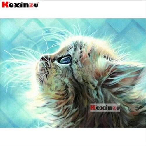 3d-Diy-Diamond-Mosaic-Animal-Eye cat-Diamond-Embroidery Cross stitch kit-Christmas-5D-Diamond-Painting Living room decoration