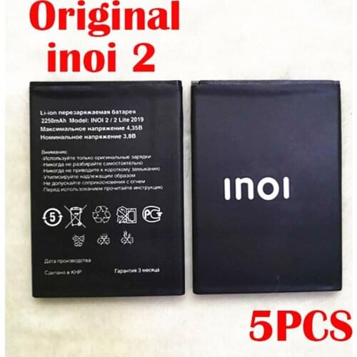 Inoi2 Original 5PCS 2200mAh Battery For INOI 2 Lite INOI2 Lite Phone Newly Production High Quality Battery+Tracking Number