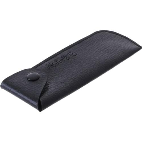 Glasses Bag Reading Glasses Case Portable Outdoor Travel 360 Rotation Faux Leather Soft Protective Storage Lightweight Eyewear
