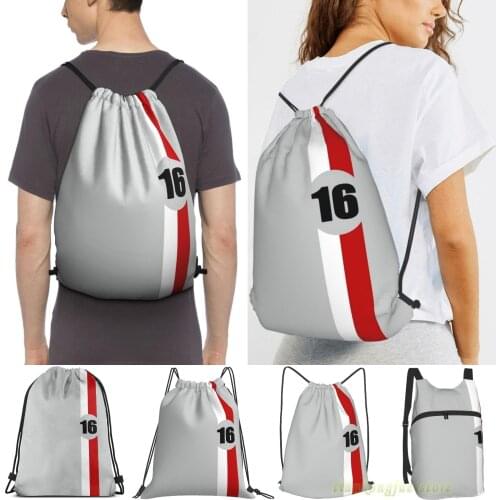 Leclerc 16 Men Purpose Drawstring Backpack Bags Women Outdoor Travel Backpacks Gym Training Swimming Fitness Bag