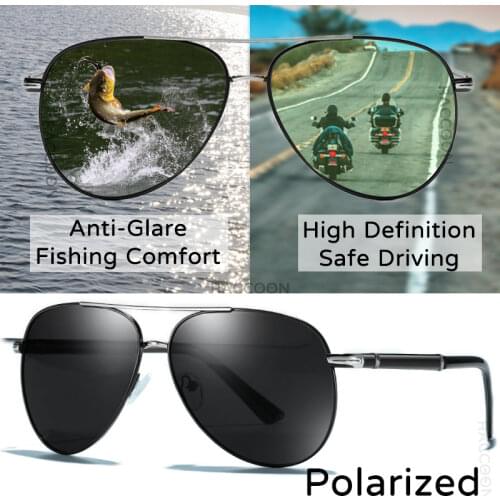 MenS Polarized Sunglasses Classic Driving Pilot Vintage Sun Glasses Fashion Brand Designer Outdoor Male Women Sunglasses Uv400