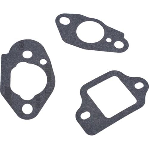 3 PCS PACK GCV160 GASKETS SET FITS HOND GCV135 HR*216 SERIES MOWER W/ CARBURETOR AIR INTAKE CARB INSULATOR AIR CLEANER GASKET