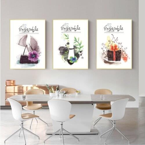 Wall Art Pictures For Room Unframed Abstract Landscape Nordic Home Decor Posters Canvas Prints Simple Style Painting