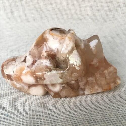 Natural cherry blossom agate quartz crystal for sale Stones and crystals home decoration decorative crystal skulls
