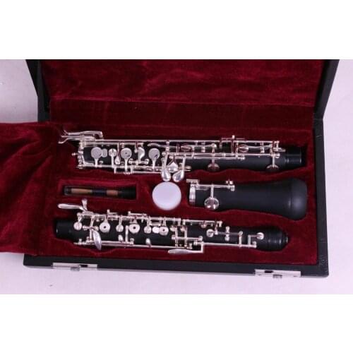 New Oboe C key Ebonite Wood 3rd Octave left F Resonance F with Oboe Case