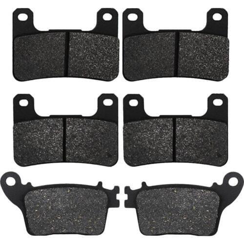 Motorcycle Front + Rear Brake Pads Disks for Kawasaki ZX 10 R (ZX 1000 J/K) (11-14) ZX10R ZX1000 LT379-379-436