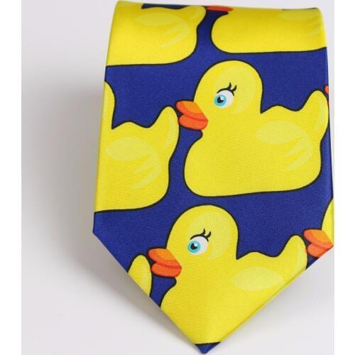 Yellow Rubber Duck Professional Necktie Hot TV Show Cartoon Corbatas Novelty Barneys How I Met Your Mother Ducky Tie