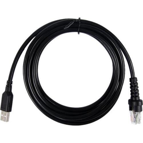 New 2M USB Straight Cable For Zebex Z-6170 Barcode Scanner Reader Dada Transfer Cable