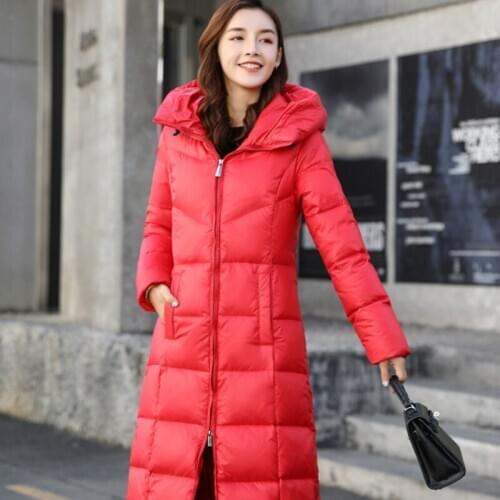 Down Jacket Woman Hooded Warm Women Coat Womens Winter Down Jackets Autumn Clothes Korean Womens Clothing Parkas 0366 WPY868