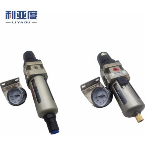 AW4000-04 G1/2 4000l/min AW4000-06 G3/4 4500l/min Pneumatic Air Compressor Filter Pressure Reducing Valve Regulating Valve