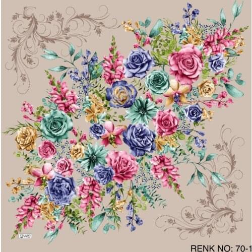 REYYAN SILK OYALIK WRITING (NEW QUALITY)-14673 - RENK-70