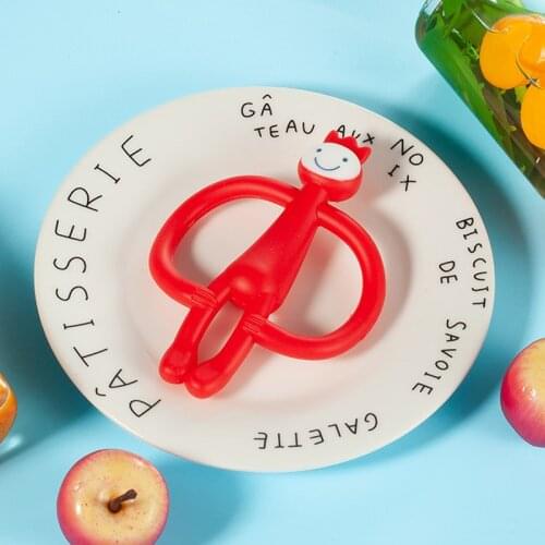 Silicone Teether Soft Rubber Can Be Boiled Food Grade Teeth Gum Newborn Baby Toys Infant Pacifier Bite Chew