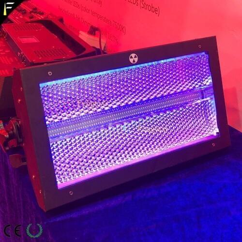Atomic 3000 LED Strobe Aura RGB Color Wash Light Stroboscope Flash Fixture 3/4/14channel with 228*3W white LED & 64*0.6W RGB LED