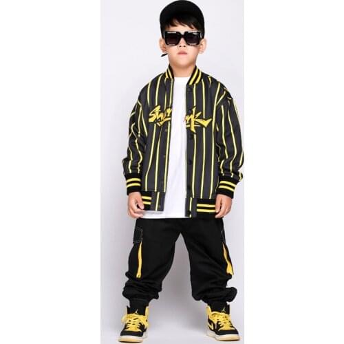 Hip Hop Dance Clothes For Kids Street Dance Wear Performance Costume Fashion Wears Rave Dancer Outfit Designer Clothing DL7158