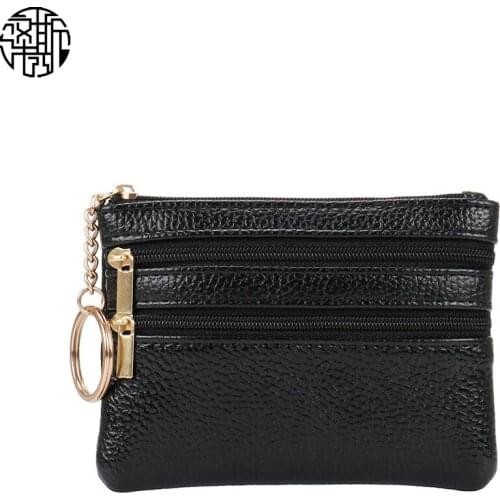 Zenos Faux Leather Pebble Leather Credit Card Holder Case for Women Zip Around Card Wallet Keyring