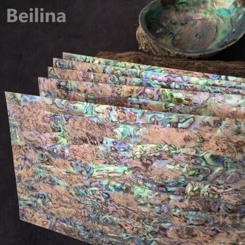 1lot(5pcs)New Zealand abalone shell laminate sheet for carved material and wood inlay home crafts decoration 140mm/240mm/ 0.2mm