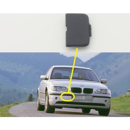 1 PC Front bumper tow hook eye cover cap trailer cover 51117044125 for BMW 3 Series E46 new 2002-2004