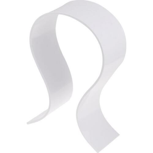 1pc Universal 4mm Headphone Stand White High Quality Headset Hanger Acrylic Desk Display Stand 22 X 13 X 6cm