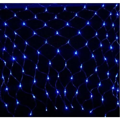 10pcs 96led mesh net string light 1.5mx1.5m Web Fairy Light Christmas Wedding Party Garden Xmas Garland Decor-7colors optional
