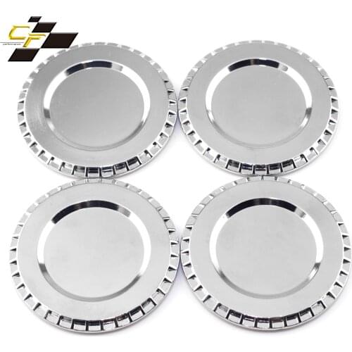 4pcs 60mm Universal Hub Cover Badge Car Styling Zinc Alloy High Quality Auto Parts