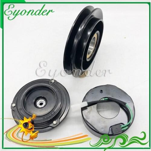 AC A/C Air Conditoning Compressor Clutch Assembly Pulley 24V for Caterpillar John Deere Komatsu PC200-7 excavator 447220-4053