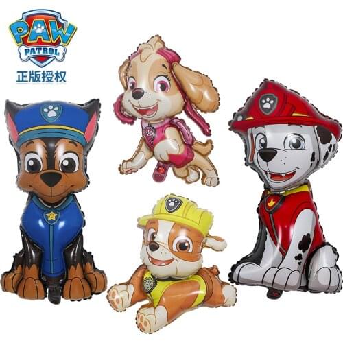 Paw Patrol Cartoon Theme Kids Toy Balloon Children Birthday Party Decoration Balloon Christmas Wedding Festival Event Decoration