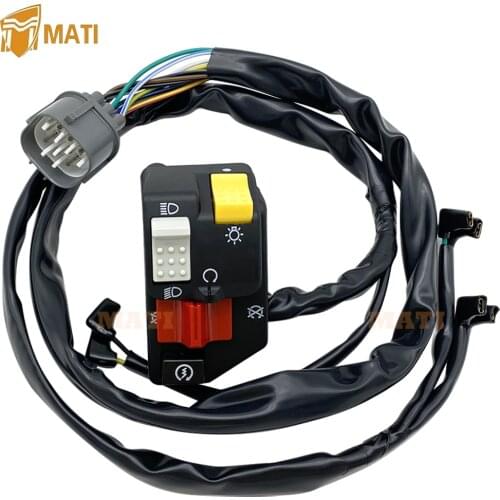 Left Handlebar Switch Start Stop Headlight 35150-HP5-A41 for Honda ATV TRX420FM TRX420FPM TRX420TM TRX500FM TRX500FPM Rancher