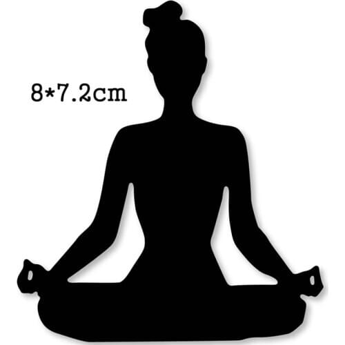 Metal Cutting Dies Stencil Yoga Outdoor fitness Scrapbooking Photo Album Card Paper Embossing Craft DIY Dies Cut 2020