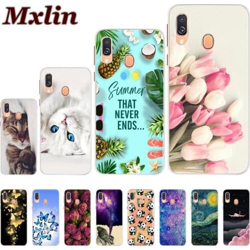 Cartoon Case For Samsung Galaxy A40 Case Silicone Soft Back Cover Phone Cases For Samsung A40 GalaxyA40 A 40 A405 SM-A405F Coque