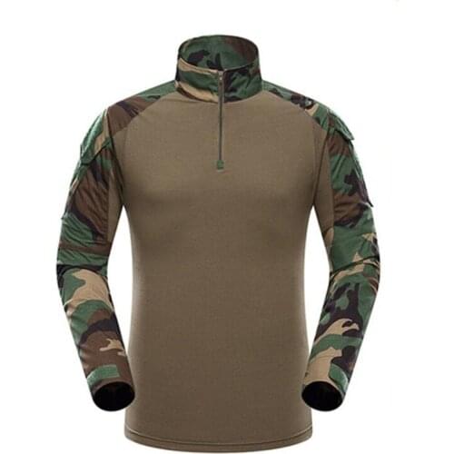 New Autumn Winter Soldier T-shirts Army Combat Tactical T Shirt Military Men Long Sleeve T-Shirts Clothes Men