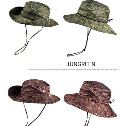 Outdoor Sunproof Hat Nylon Quick Drying Waterproof Men Summer UV Protection Bucket Fishermans Caps :55-60cm