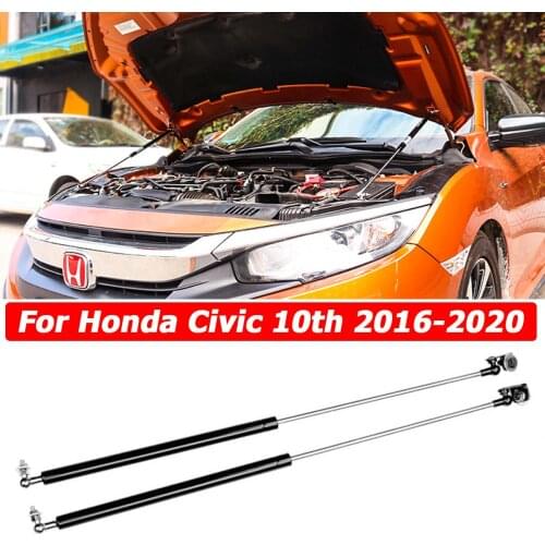 2PCS Rear Trunk Tailgate Gas Struts Shock Lift Supports Bar Absorber for Honda Civic Sedan 4-Doors 2016-2020 Car Accessories