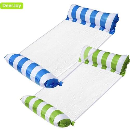 Water Hammock Pool Floats Adult Size 4 in 1 Multi-Purpose Floats for Swimming Pool Pool Floats for Adults Pool Lounger Floats