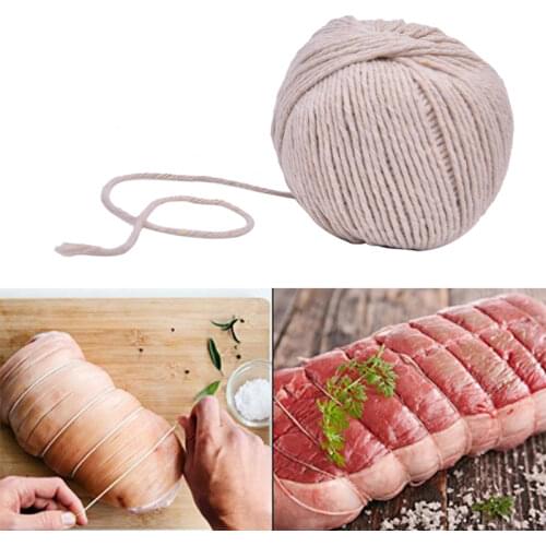 Cooking Tools Butchers Cotton Twine Meat Prep Trussing Barbecue Strings Meat Sausage Tie Rope Cord