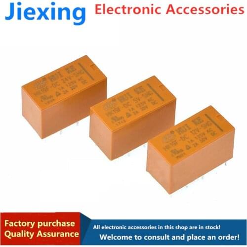 5PCS signal relay HK19F-DC 5 9 12 24 V-SHG 8 feet 2A 2 open 2 closed Huike 4078