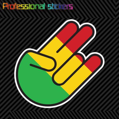 Malian Shocker Sticker Die Cut Decal Self Adhesive Vinyl Mali MLI ML Stickers for Motos, Cars, Laptops, Phone