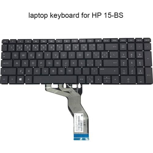 Replacement keyboards 15 BS Backlit keyboard for HP 15T BS 15 BW CZ Czech CS GR GE German black 920436 041 FL1 repair part new