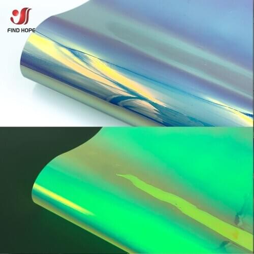 Glow In The Dark Heat Transfer Vinyl Iron on T-shirts Film for Cricut Roll DIY 30*25cm/50cm