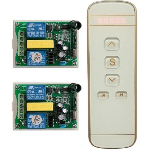 Tubular motor garage door / projection screen / shutters AC 220 V RF Wireless Remote Control switch