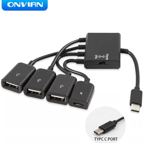 Onvian Type-C USB Adapter OTG Cable USB C 3.0 2.0 Male to USB Micro Female Adapter USB Hub for Samsung Xiaomi Huawei