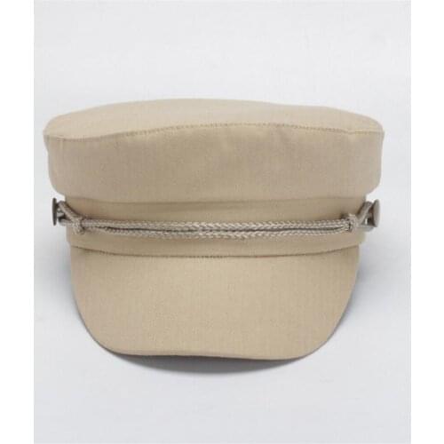 BUTTERMERE Brand Women Military Hat Burgundy Cotton Female Newsboy Hat Spring Summer Baker Boy Hat Ladies Sailor Flat Hat