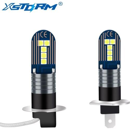1pcs H1 H3 6000K White 10 SMD Super Bright 3030 Chips Car LED Fog Lights Bulb Daytime Auto Light H1 H3 Lamp 6000K 12V