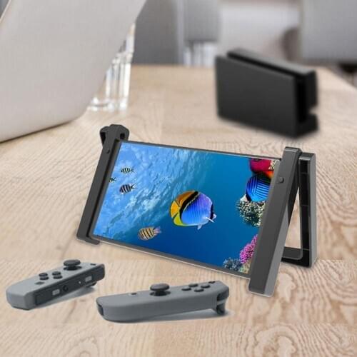 2Pcs Adjustable Game Console Holder Stand Car Desktop Bracket for NS Switch