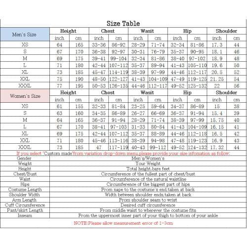 50 Extra Custom Made fee or shipping fee Halloween Carnival Costumes Custom Made