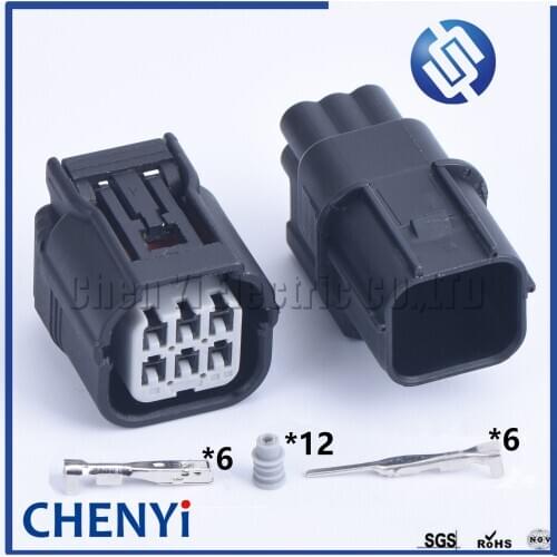 6 Pin HV HVG 040 Series Sumitomo Male or Female Waterproof Auto light Connector Car Accelerator Pedal Socket 6188-4908 6189-7040